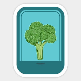 Broccoli Vegetable Plant Sticker